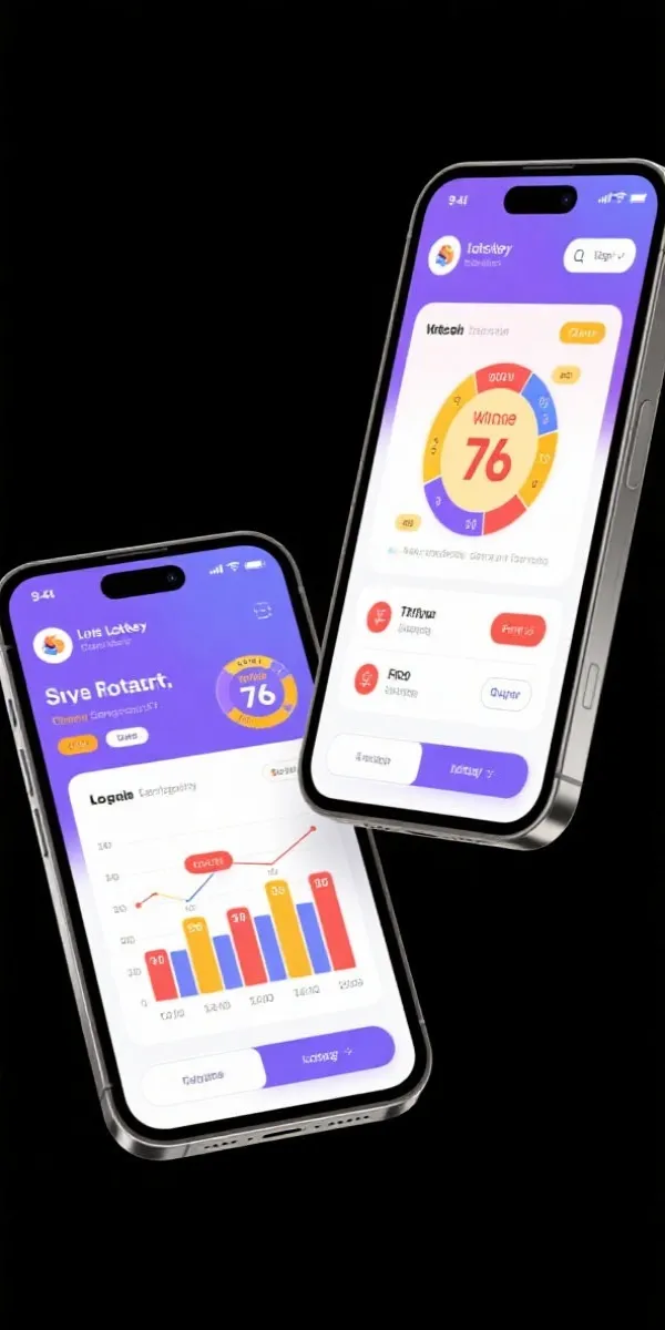 台湾大乐透分析APP界面展示